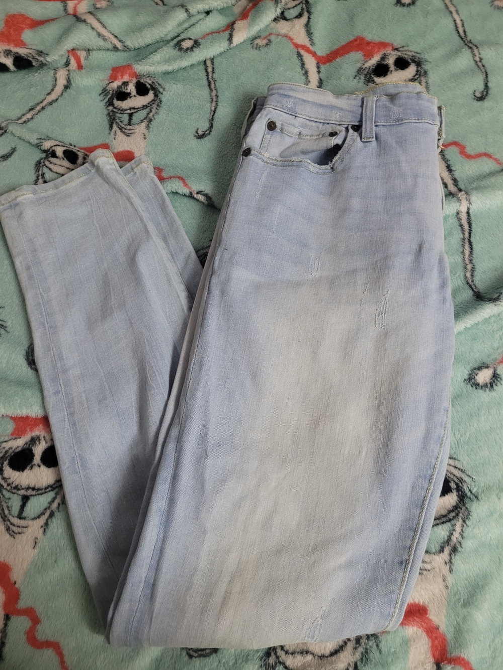 Aeropostale Light Blue Straight Leg Jeans